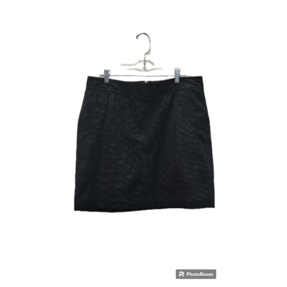 Christopher & Banks Navy blue and white inner lined mini skirt - Picture 1 of 5